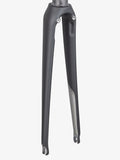 Trek 2018 Emonda SLR 8 matte black rim brake replacement fork, lightweight bicycle component with sleek black finish.