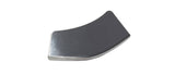 Trek Fuel EX 29 2017 carbon chainstay strike guard in silver, providing frame protection for mountain bike components.