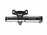 Silver Bontrager Air Support HV Pro mini bike pump with Presta valve adapter, compact and lightweight bike pump accessory.