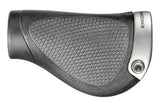 Ergon GP1 adjustable ergonomic bike handlebar grips for touring and mountain bikes, with textured rubber for secure grip.