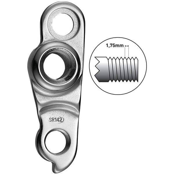 M Part M12 1.75 direct mount gear hanger for bike frame, durable component for secure gear shifting.