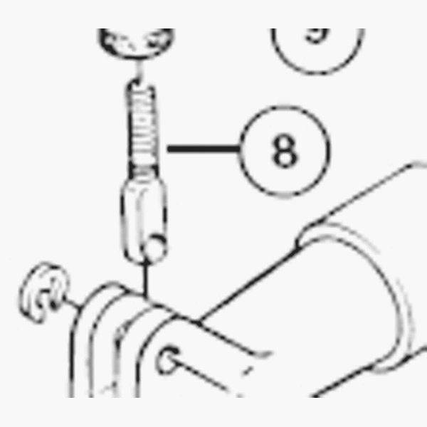 Park Tool 117S eye bolt replacement for PRS-2, PRS-3, PRS-4, and PRS-5 repair stands, workshop tool accessory