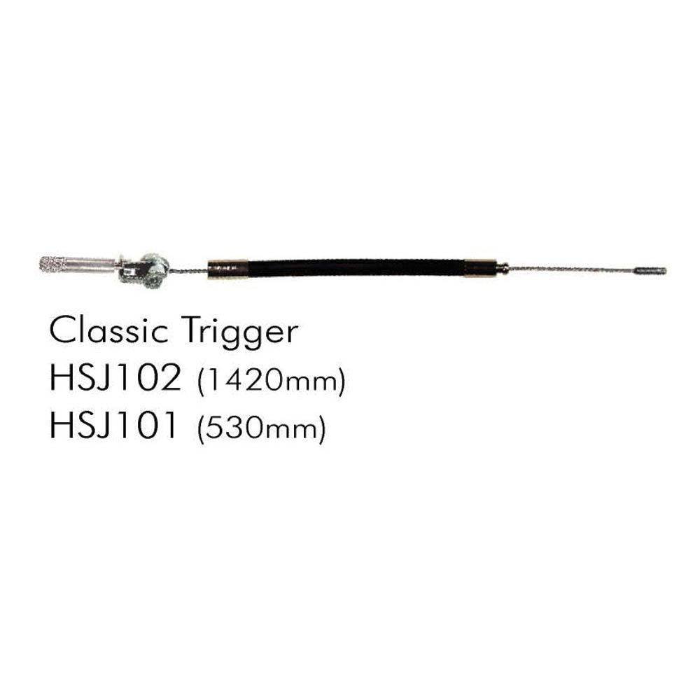 Sturmey Archer Classic trigger cable with inner and outer cables for geared hub shifter, showing metal components and cable ends.