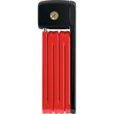 ABUS Foldable Bordo 6055K/60 RD Lite Mini bike lock, compact security accessory with red lock body and foldable design.