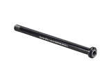 Bontrager Switch Lever rear thru-axle in black, 180mm length, compatible with 6mm hex key, bicycle component for secure wheel attachment