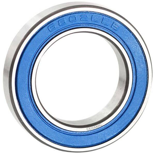 M Part Ceramic Bearing 6802 LLB for bicycle hubs and wheels, ABEC-5 precision, 15x24x5mm, high-quality bicycle component