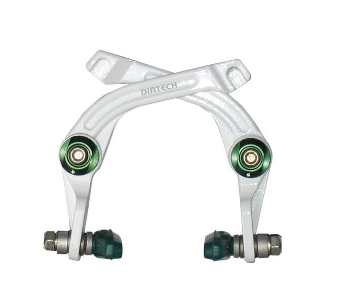 Dia-Compe AD-999 CNC BMX brake components with dual tension springs and soft pads for reliable stopping power.