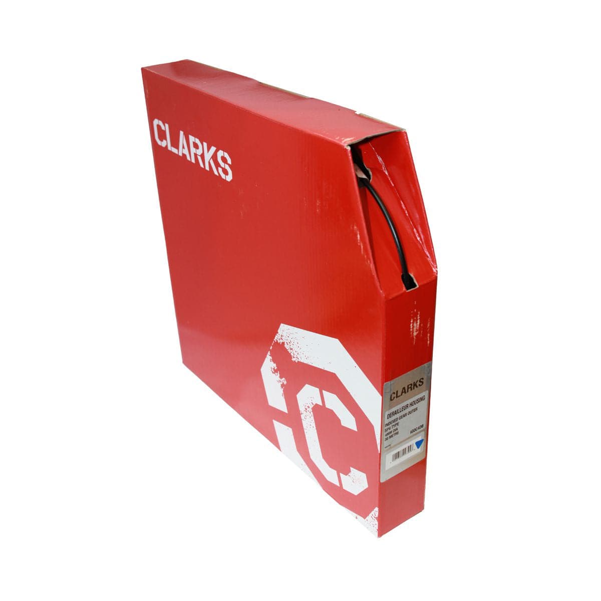 Clarks Gear Outer Casing SP4 Type L30m -4mm Dispenser Box, Black: BLACK | Swinnerton Cycles