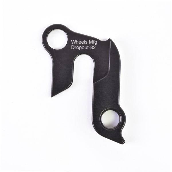 Wheels Manufacturing replaceable derailleur hanger dropout, CNC machined metal component for bike gear shifting upgrades