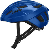 Lazer Tempo KinetiCore helmet with adjustable fit, LED light mount, unisex design, shown in profile view.