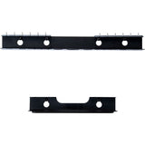 Park Tool JH-4 wall-mounted bleed kit organizer for hydraulic brake accessories in a workshop setting.
