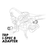 TRP HD 3.4 I-Spec B to I-Spec II adapter set for Shimano and SRAM shifters, bike components accessory, easy installation