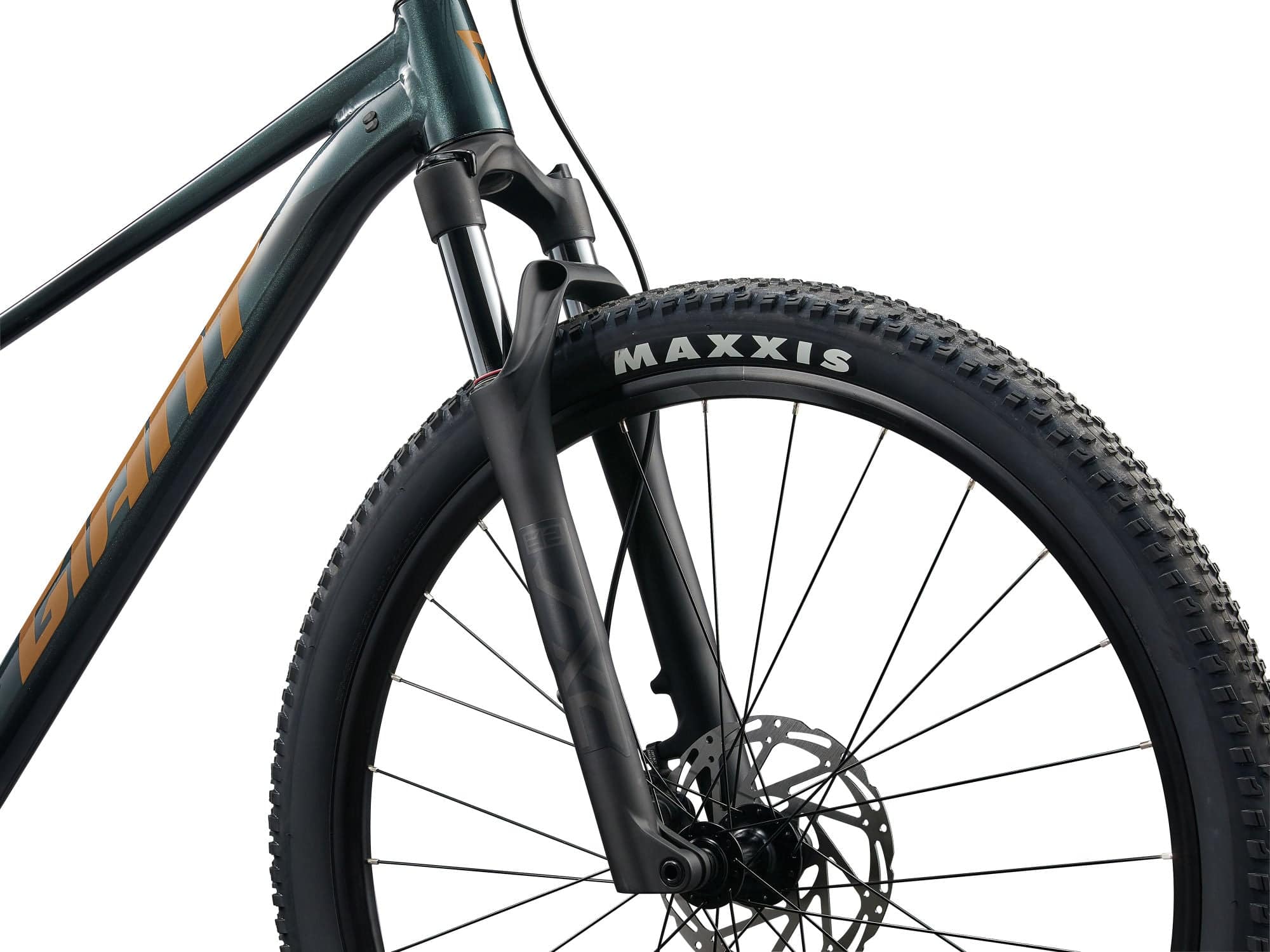 Giant Talon 29 2 mountain bike with suspension, 1x drivetrain, and high-volume tires for off-road riding.