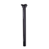 Thomson Elite inline bike seatpost, high-strength durable component for road and mountain bikes, shown in black with sleek design.