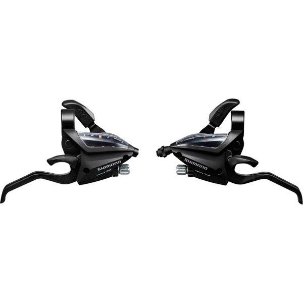 Shimano Altus ST-EF500 EZ fire plus STI set, 2-finger lever, 2 x 7-speed, black | Swinnerton Cycles