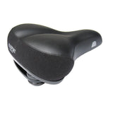 Passport Upper Class ladies saddle with Squidge-tech gel padding and elastomer springs, designed for comfortable cycling.