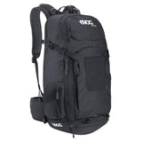EVOC FR Tour Protector Backpack 2019 in black with LITESHIELD back protection, 30L capacity, designed for cycling accessories.