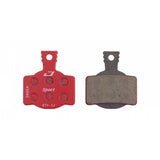 Jagwire Sport semi-metallic disc brake pads for Magura MT8 series bikes, showing the brake pad components and packaging.