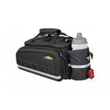 Topeak MTX TrunkBag EXP black bike rack bag with QuickTrack system, expandable pannier and accessories for cycling storage