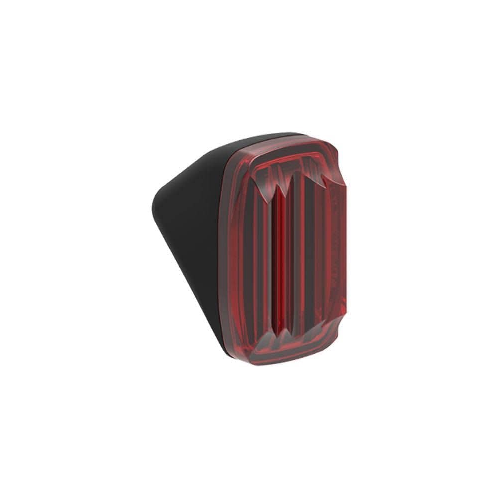 Lezyne eBike rear fender in black with high output LED light, water-resistant design, for bicycle accessories.