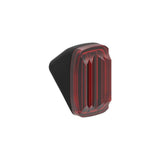 Lezyne eBike rear fender in black with high output LED light, water-resistant design, for bicycle accessories.