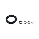 Jagwire Elite DOT Brake Bleed Kit replacement O-rings, 5 sets, for bike brake bleeding workshop maintenance.