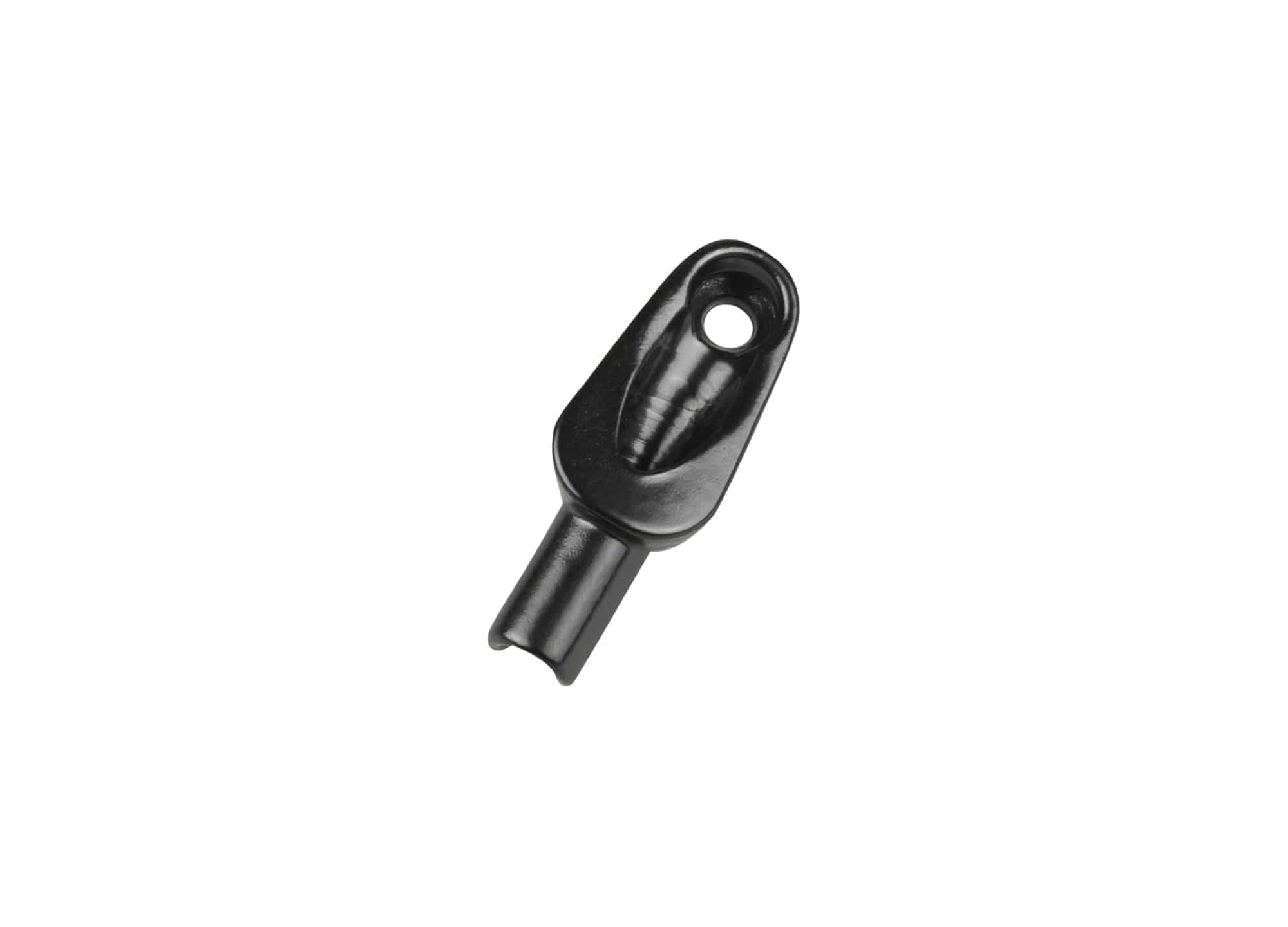 Trek internal frame cable management top tube guide in black for clean, organized bike cable routing.