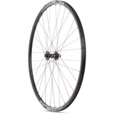 M Part Wheels Shimano 105 road front disc wheel with CL hub, 100x12mm axle, DT R 470 rim, black, 700c size for cycling.