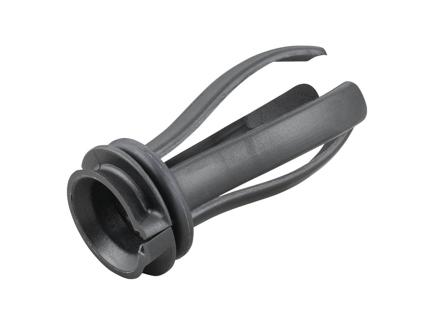Black Trek Di2 internal battery adapter for Shimano Di2 bikes, designed for seamless electronic shifting components.