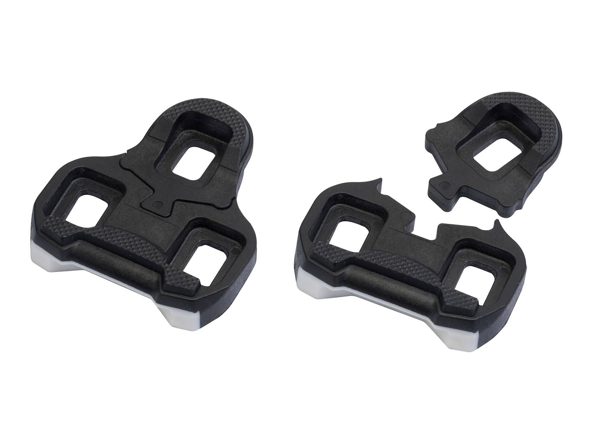 Giant pedal cleats with 0 degree float compatible with Look road pedal system, designed for cycling components.