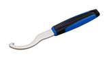 BBB BTL-24 MultiHook Bottom Bracket Tool for MegaExo and HollowTech TF lock rings, shown in a workshop setting.