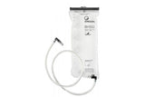 White Ergon BH300 hydration bladder with 90° bite valve, designed for outdoor packs, flexible and easy to drink from.