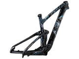 Giant Anthem Advanced 29-inch mountain bike frame for disc brakes, 2025 model, showcasing sleek black design and sturdy construction.