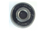 Enduro Bearings 608 FE 2RS SP ABEC 3 cycling bearing showing metal inner and rubber seal, 7/8mm width, suitable for bike components.