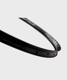 Race Face Arc Offset MTB rim tubeless ready 27.5" and 29" mountain bike wheel rim, black with white branding, close-up shot.