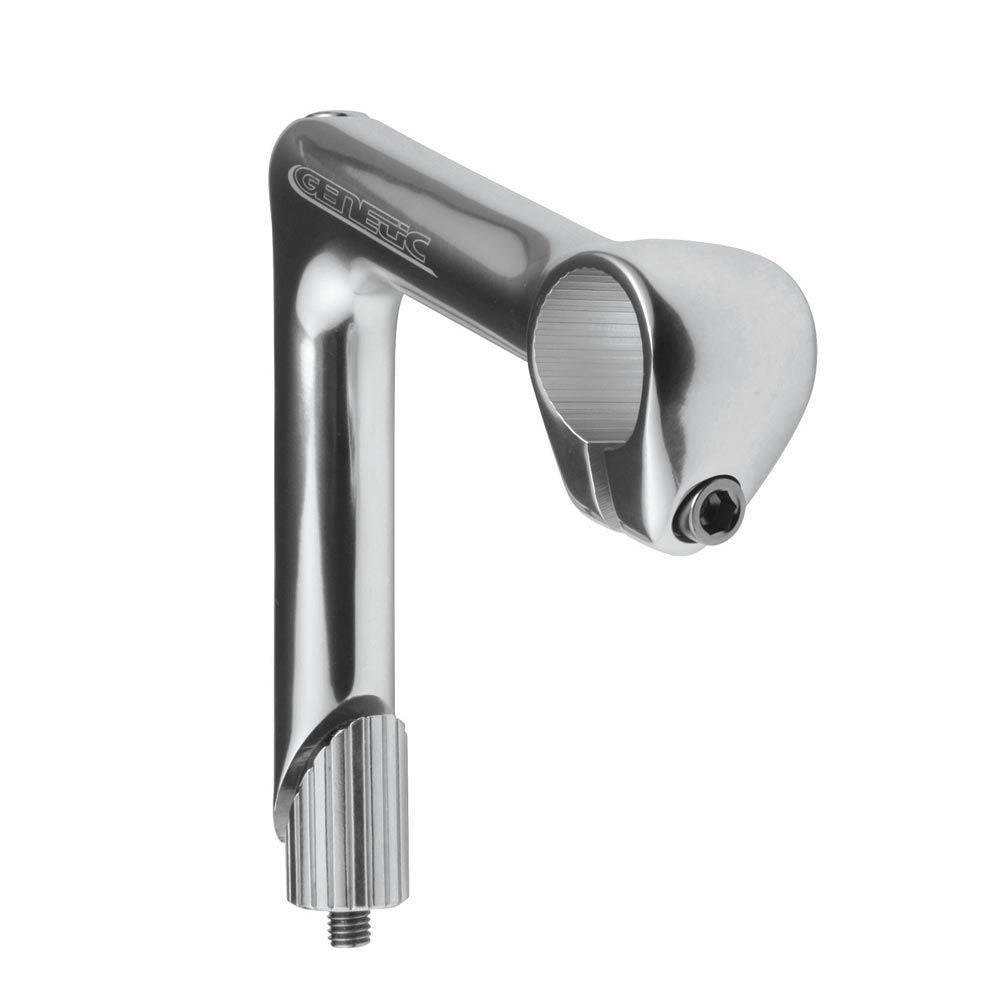 Genetic Hyoid Alloy Quill Road Stem for 1-inch steerers, available in 80mm and 100mm lengths, with a sleek metallic finish.
