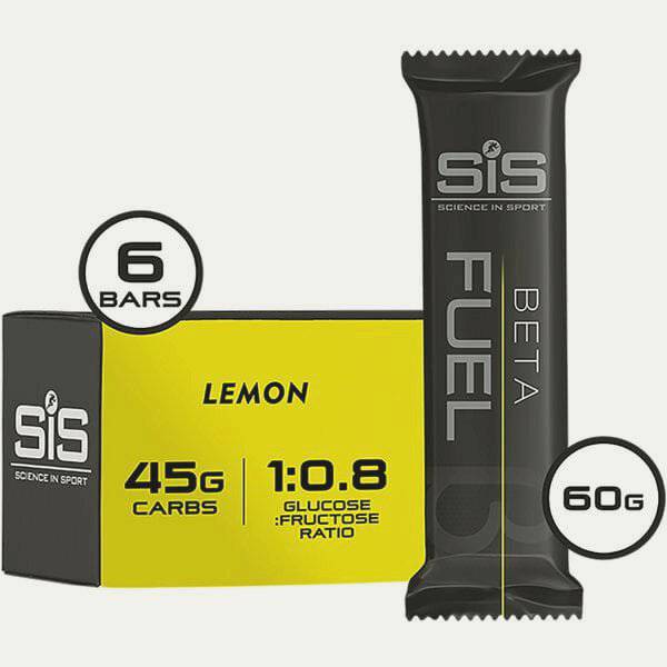 Science In Sport Beta Fuel energy chews for athletes, close-up of endurance carb energy chew packet showing vibrant packaging.
