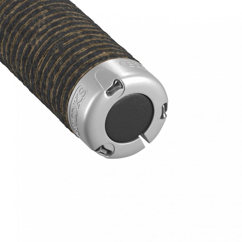 Brooks Plump Leather Grips Black Regular | Swinnerton Cycles