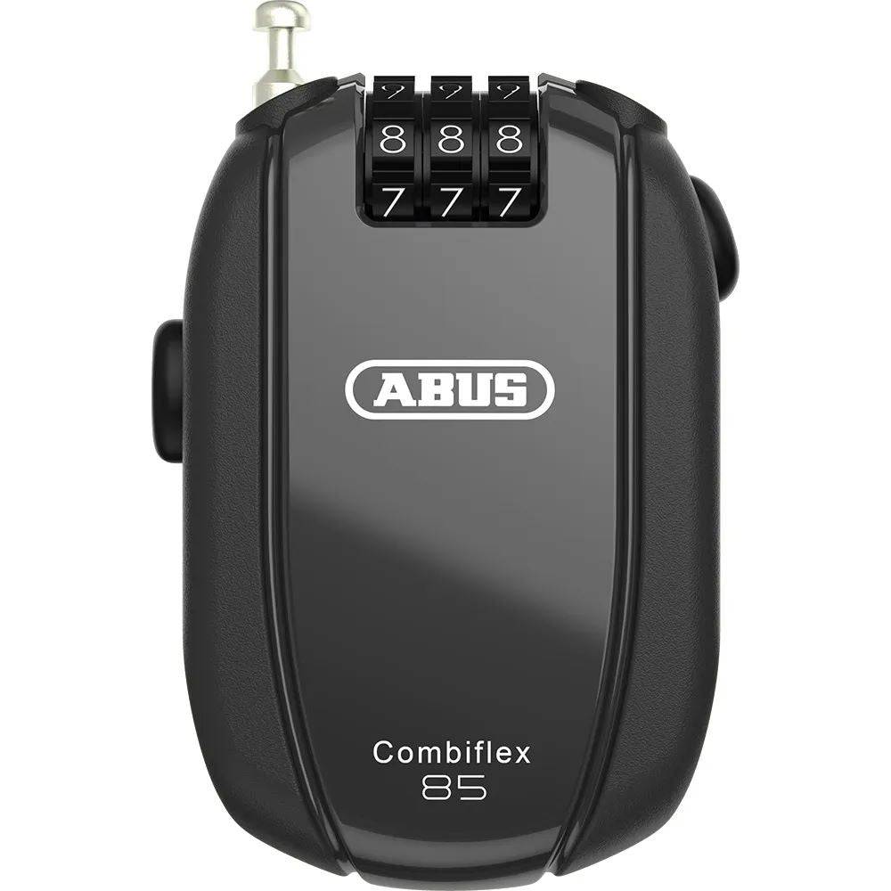 ABUS Combiflex Break 85 black flexible cable lock with combination code, ideal for securing sports gear and accessories