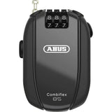 ABUS Combiflex Break 85 black flexible cable lock with combination code, ideal for securing sports gear and accessories