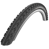 Schwalbe Hurricane Addix Performance E-Bike Tyre showing tread pattern and sidewall for fast, durable, and quiet riding.