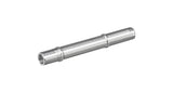 Bontrager Rapid Drive 108 replacement axle, 157mm old, silver color, for front or rear bicycle wheel component.