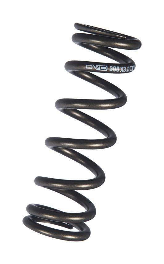 DVO LS Shock Spring for Jade Coil Suspension, lightweight steel upgrade, close-up of the durable spring component.