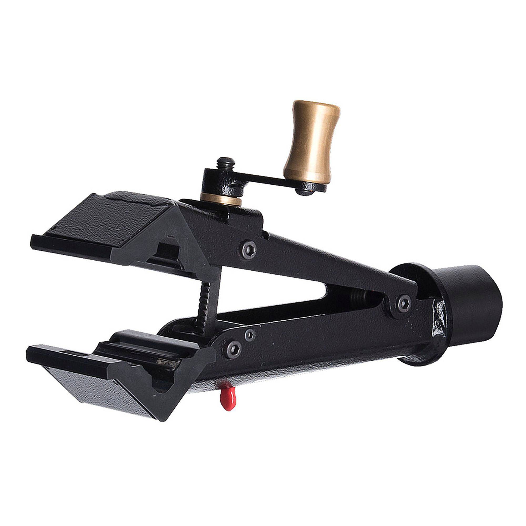UNIOR Pro Shop bike seat post clamp with quick release and adjustable grip, suitable for 22-60mm seat posts in workshop setting