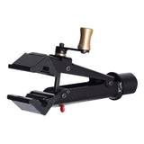 UNIOR Pro Shop bike seat post clamp with quick release and adjustable grip, suitable for 22-60mm seat posts in workshop setting