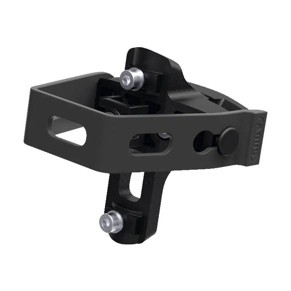 ABUS Holder SH SF BORDO Saddlefix bike lock mount adapter with raincap attached, designed for secure bicycle lock storage.