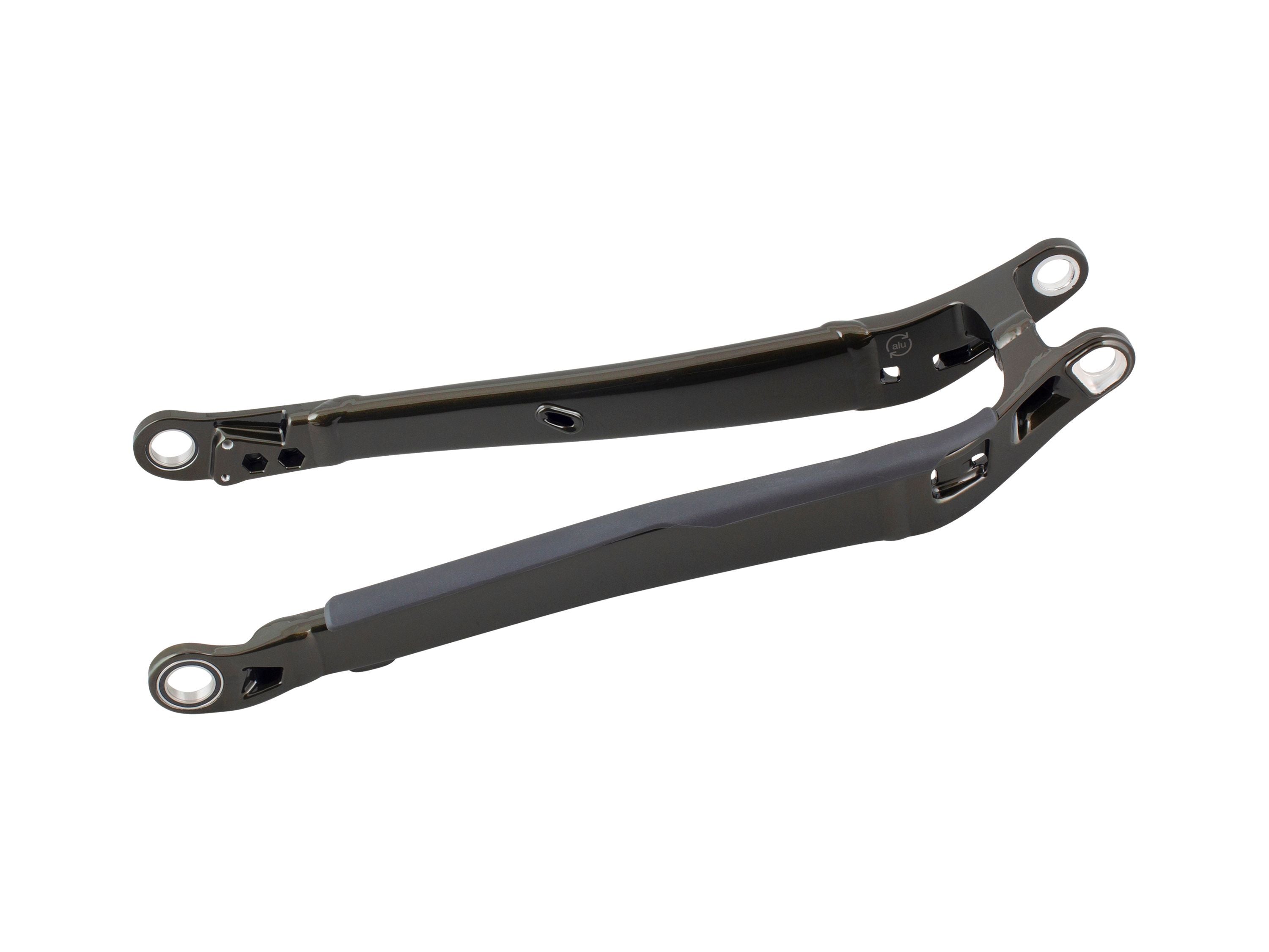 Trek Rail 2022 aluminum chainstay in black olive for 29-inch mountain bike, with 29x2.6-inch tire visible.