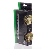 Genetic camouflage bar tape for road bikes with padded EVA foam and cork grip, providing comfortable handlebar coverage.