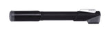 BBB BMP-54 WindWave MiniPump, portable bike tire pump with composite body and valve cover, 230mm length, cycling accessories
