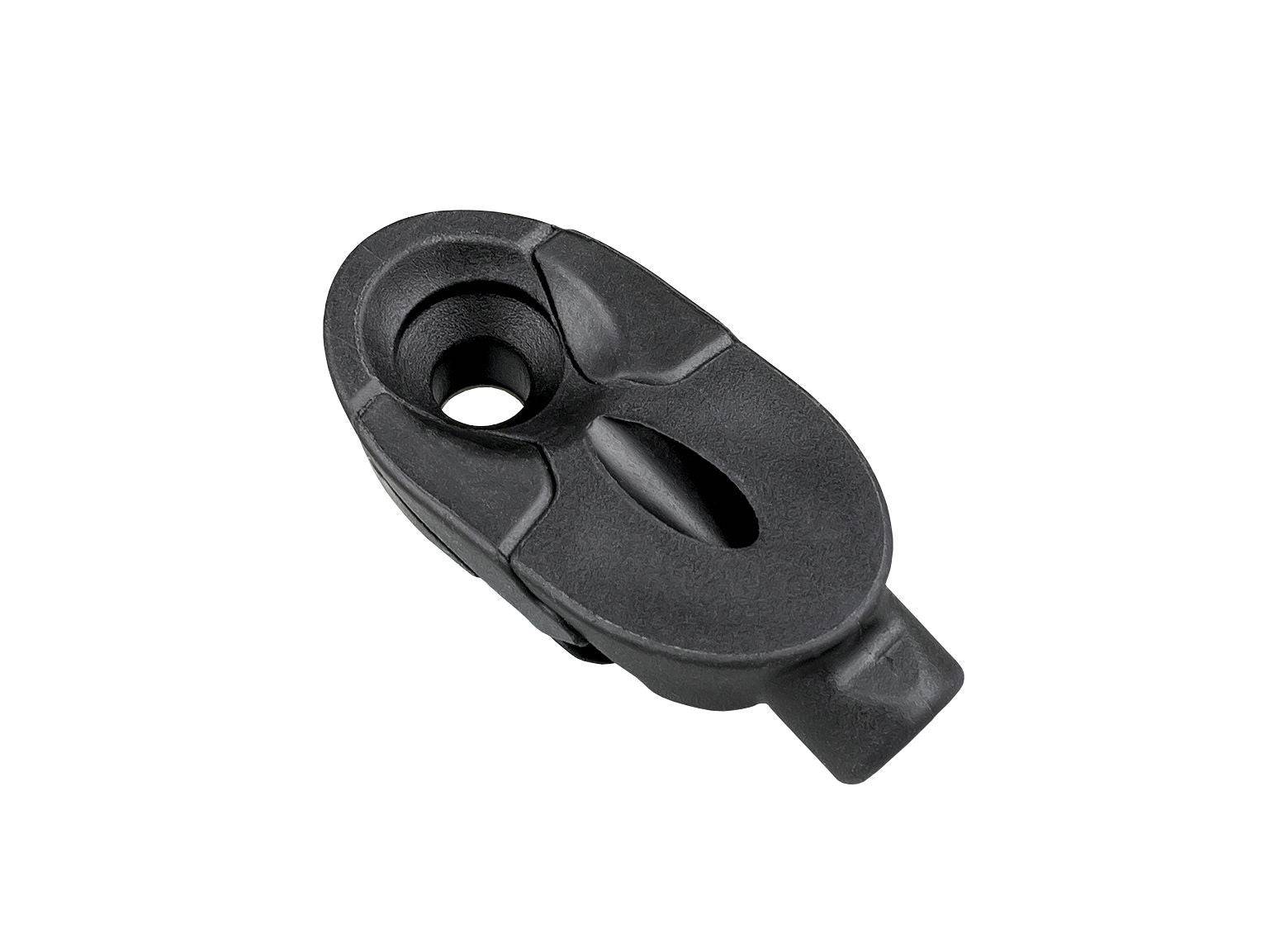 Trek Control Freak downtube full-length cable guide in black for Trek bikes, made of durable components.